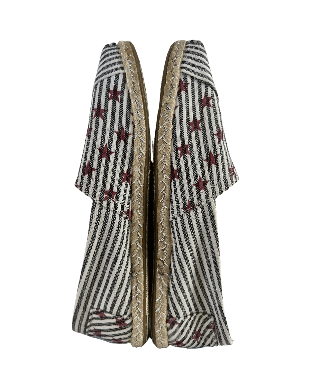 Women’s Size 9 Canvas Patriotic Stars & Stripes Toms Shoes