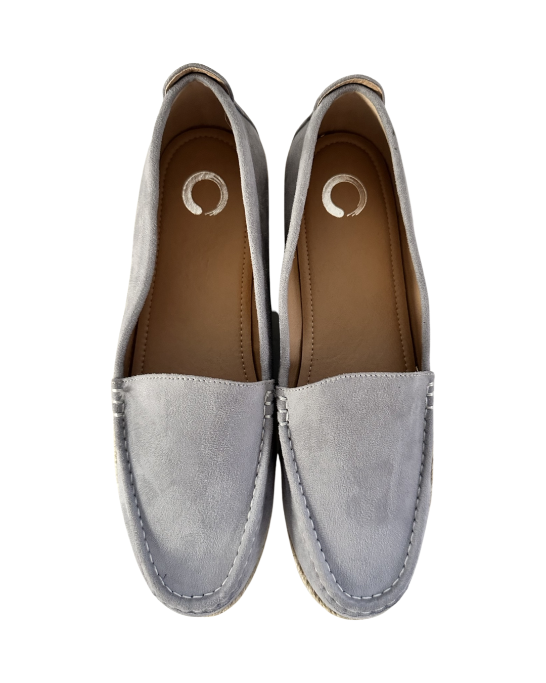 Women’s Size 9.5 Bluish Grey Journee Collection Baile Espadrille Loafer Shoes