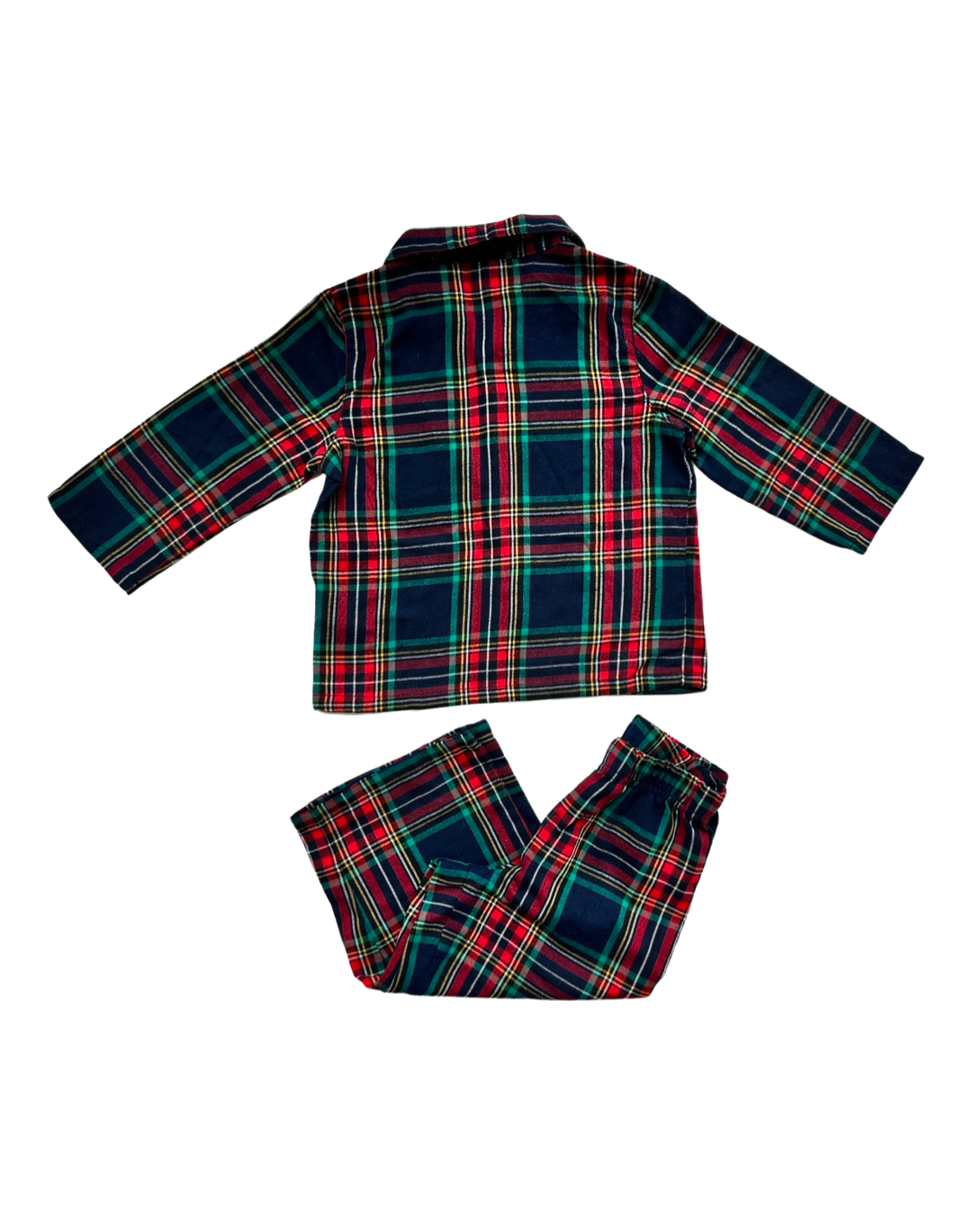 18M-24M Baby Boy Old Navy Christmas Plaid Flannel PJs