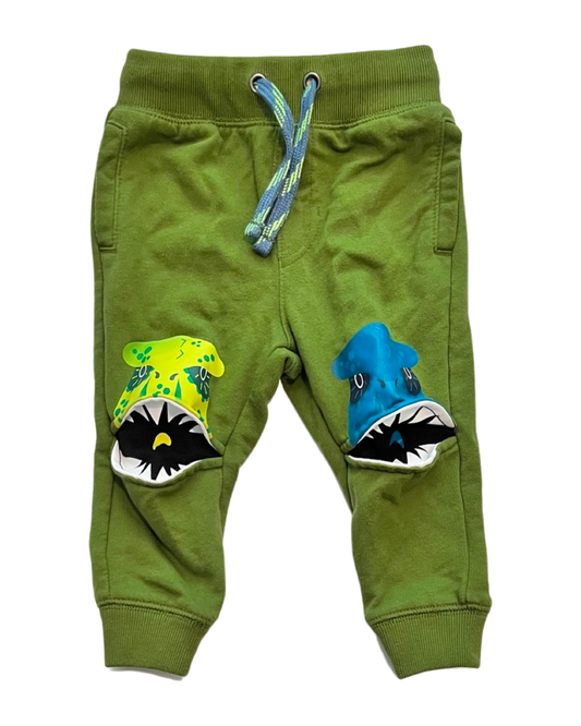 18M Baby Boy Cat & Jack Green Dino Joggers
