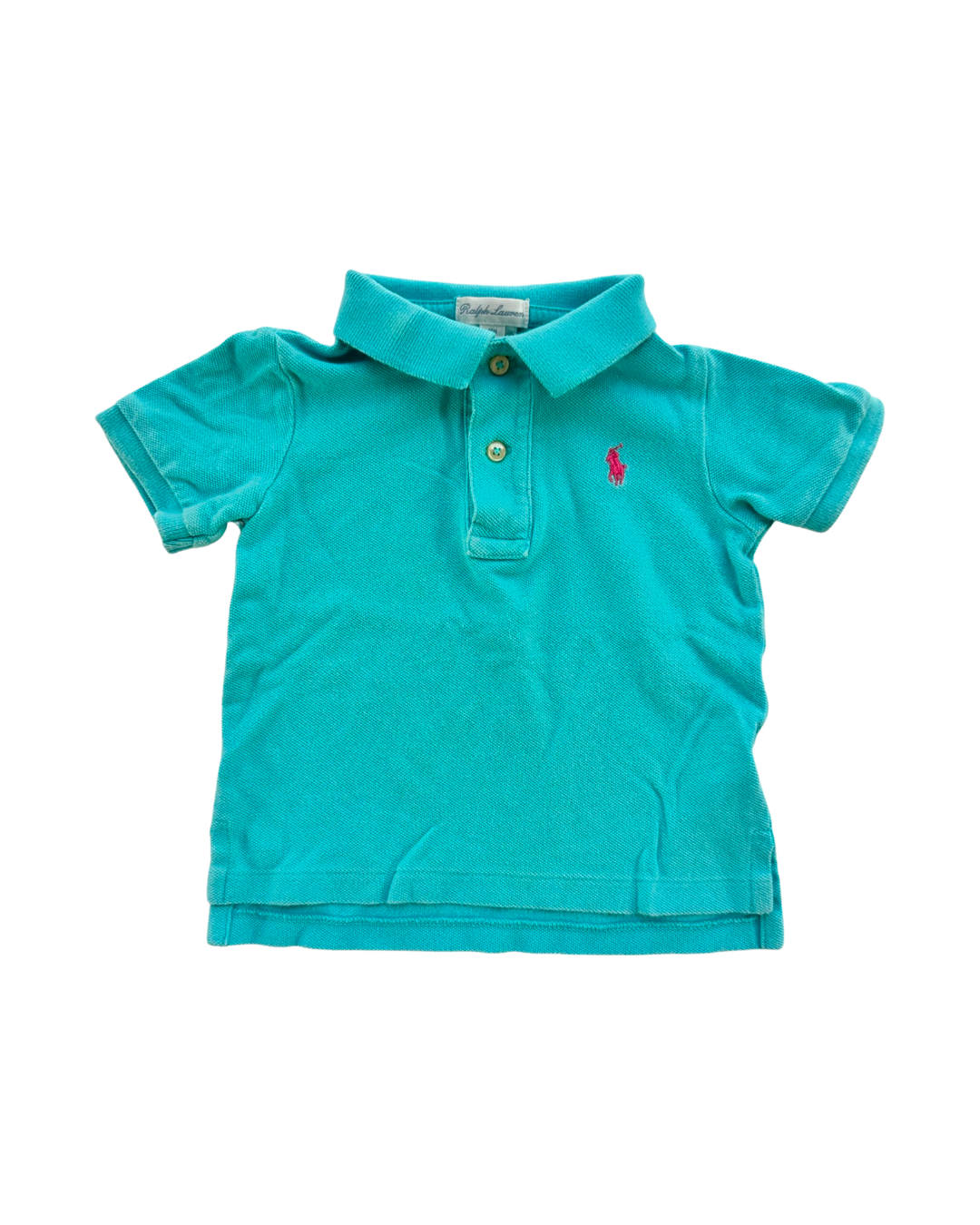 18M Baby Boy Ralph Lauren Teal Polo Shirt