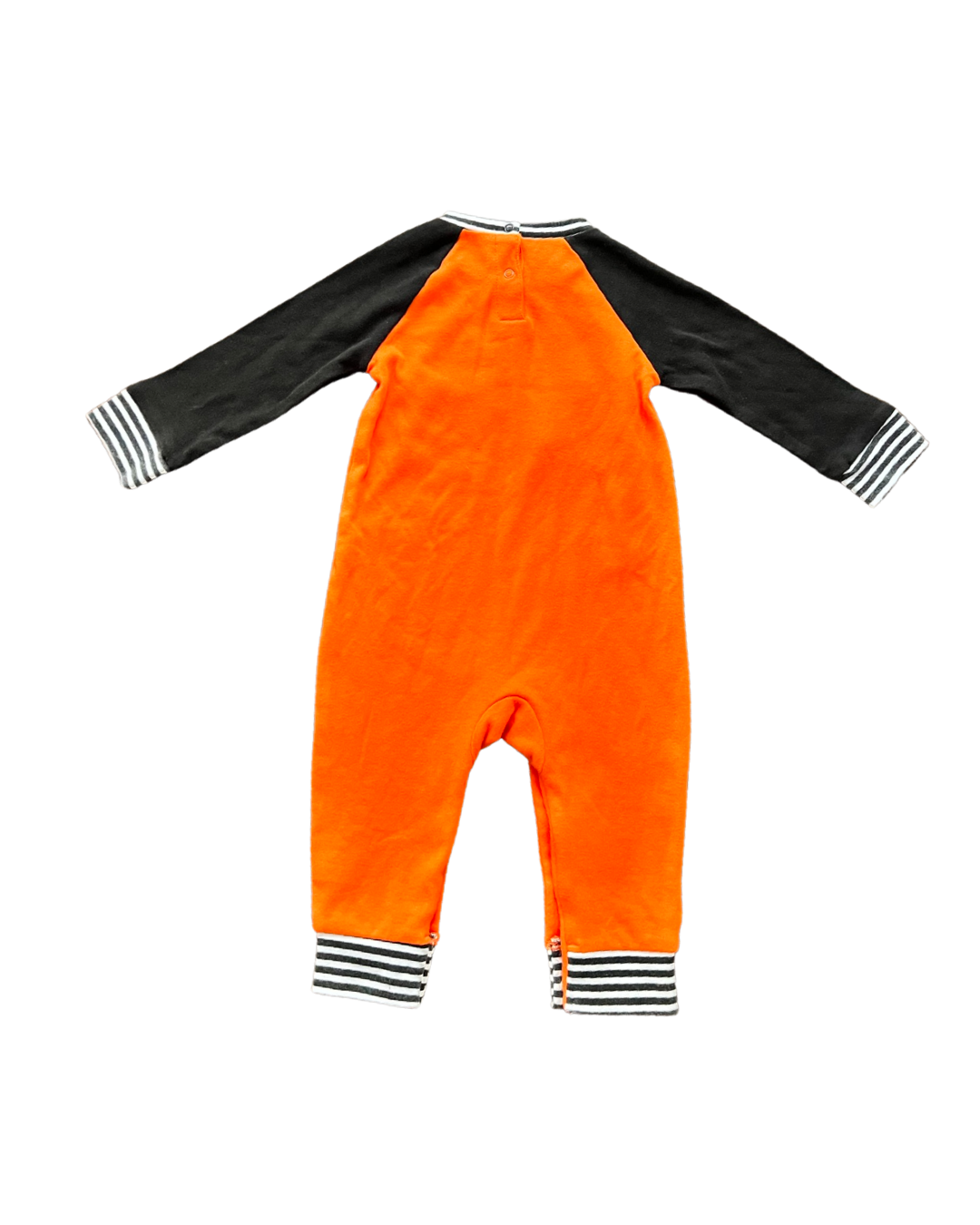 12M Baby Boy Halloween Pumpkin Jack O’Lantern Romper