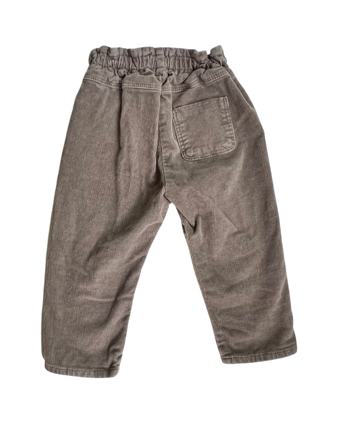 12M-18M Baby Girl Grey-Brown Zara Corduroy Pants