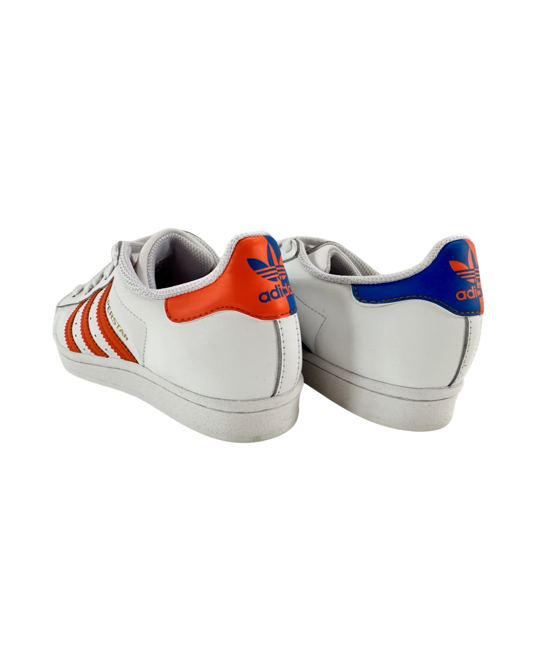 Men's Size 4 Adidas Superstar Retired Color Orange and Blue Blippi She –  myprelovedclothingco