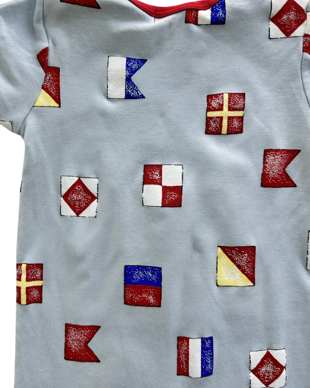 12M-18M Baby Boy The Beaufort Bonnet Company TBBC Flags Romper