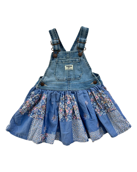 24M Baby Girl OshKosh B’Gosh Jean Overall Dress