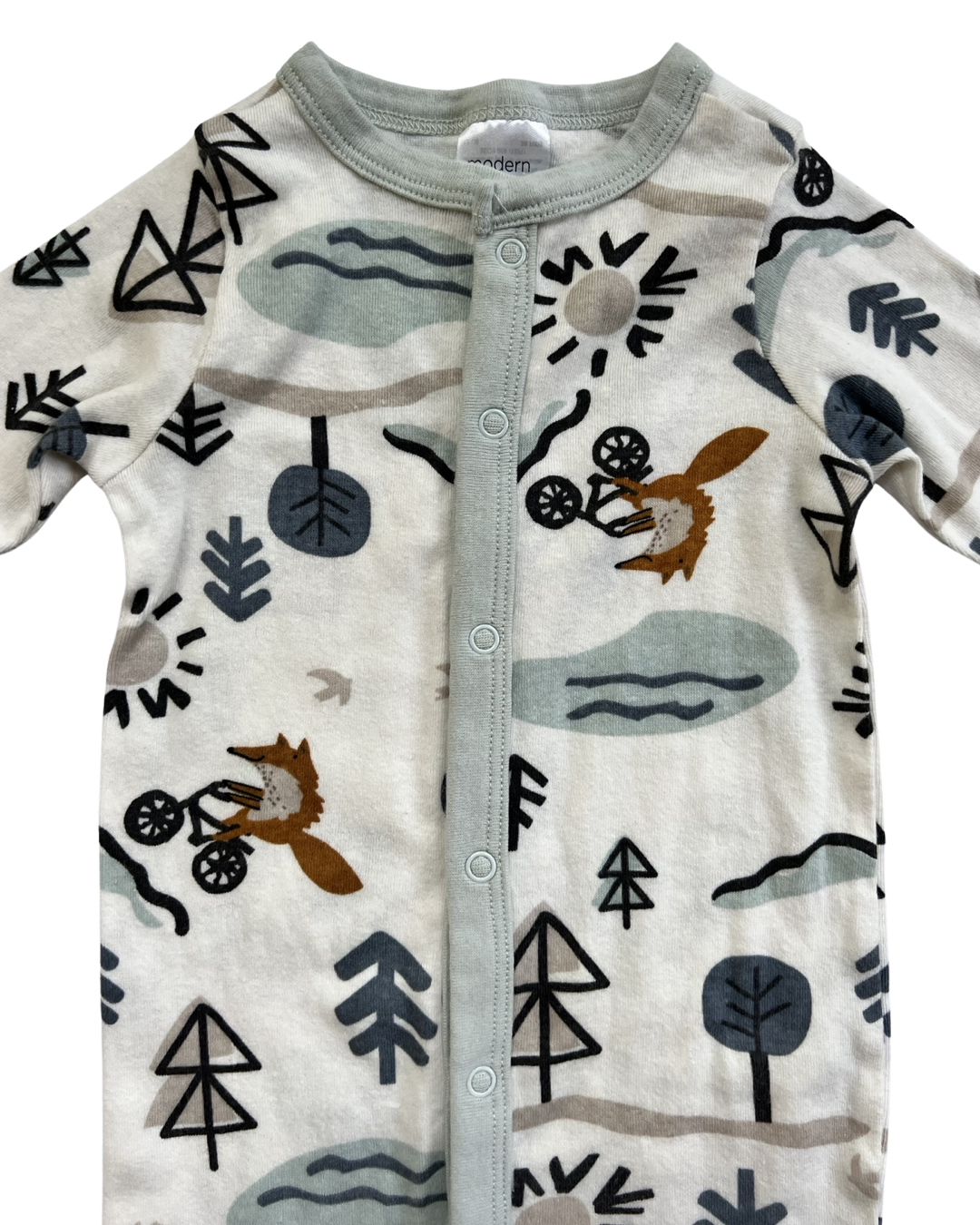0-3M Baby Boy Modern Moments Fox Sleeper