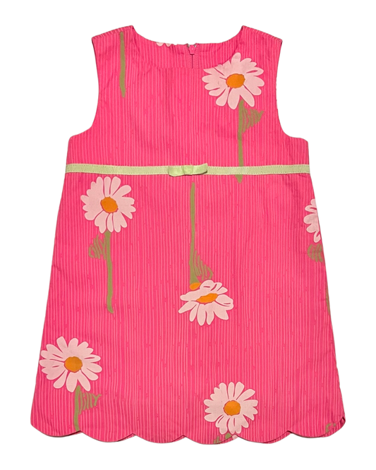 2T Toddler Girl Pink Daisy Lilly Pulitzer Shift Dress