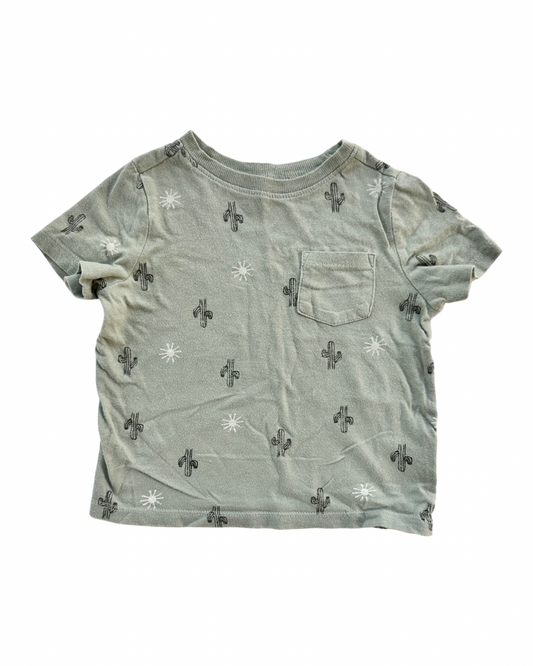 18M-24M Baby Boy Old Navy Green Cactus Shirt