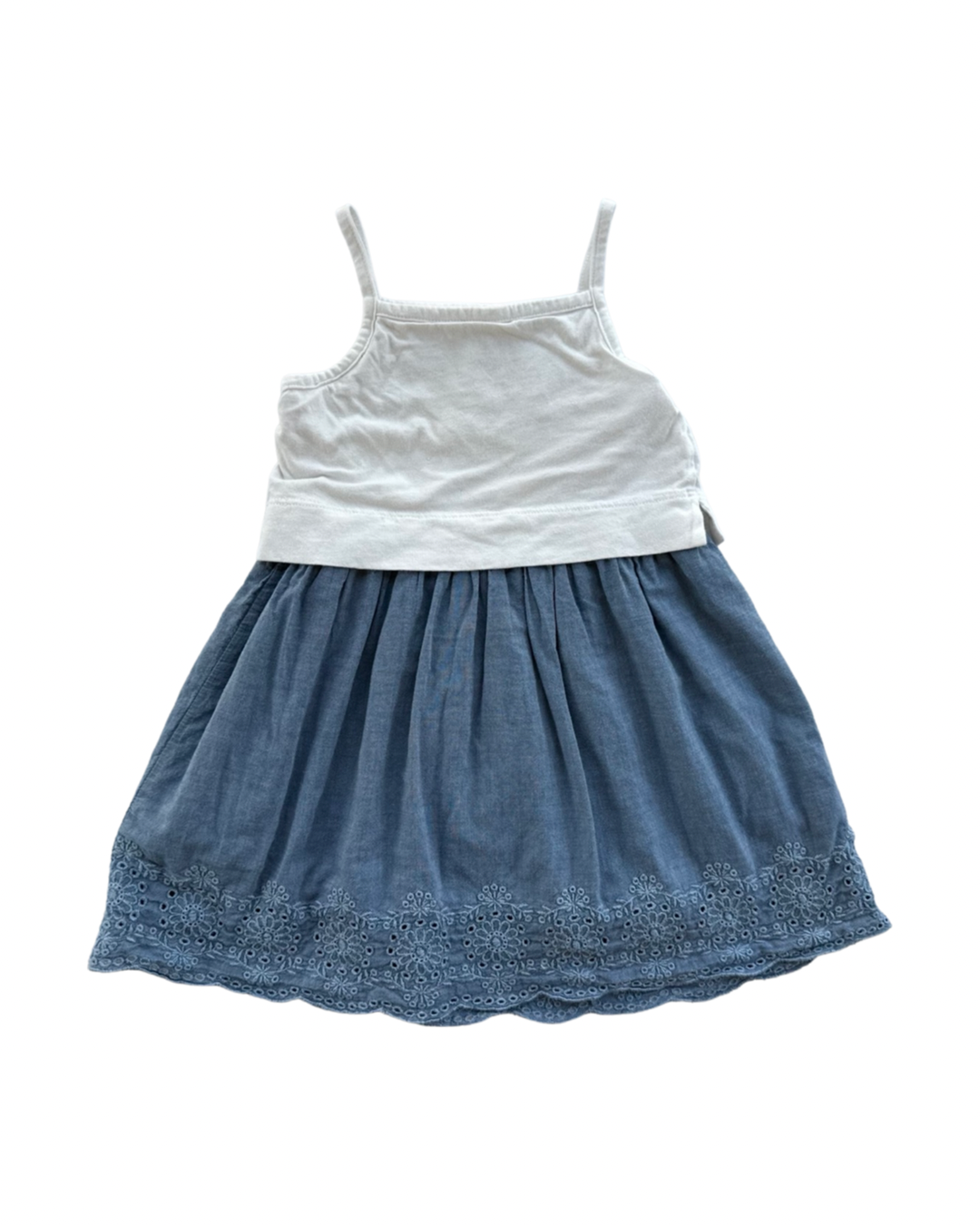 2T Toddler Girl Baby Gap Chambray Dress