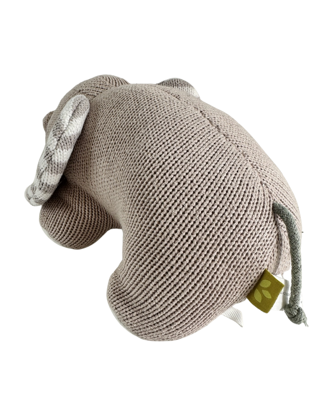 Knit Gray Lollipop Living Elephant Plush Toy