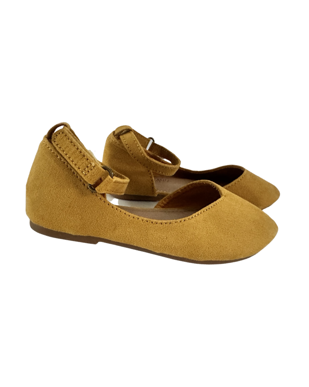 7C Toddler Girl Marigold Mustard Yellow Old Navy Flats Shoes