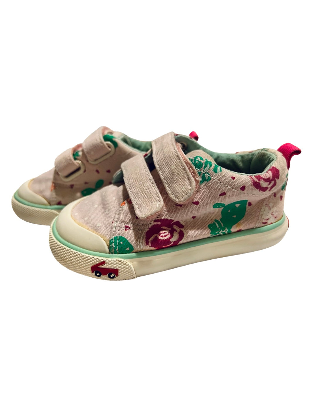 5C Toddler Girl Pink Floral See Kai Run Shoes