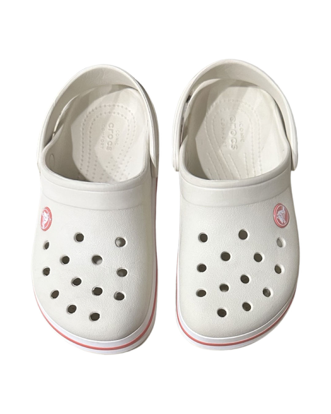 13C Toddler Girl Neutral Crème Classic Crocs