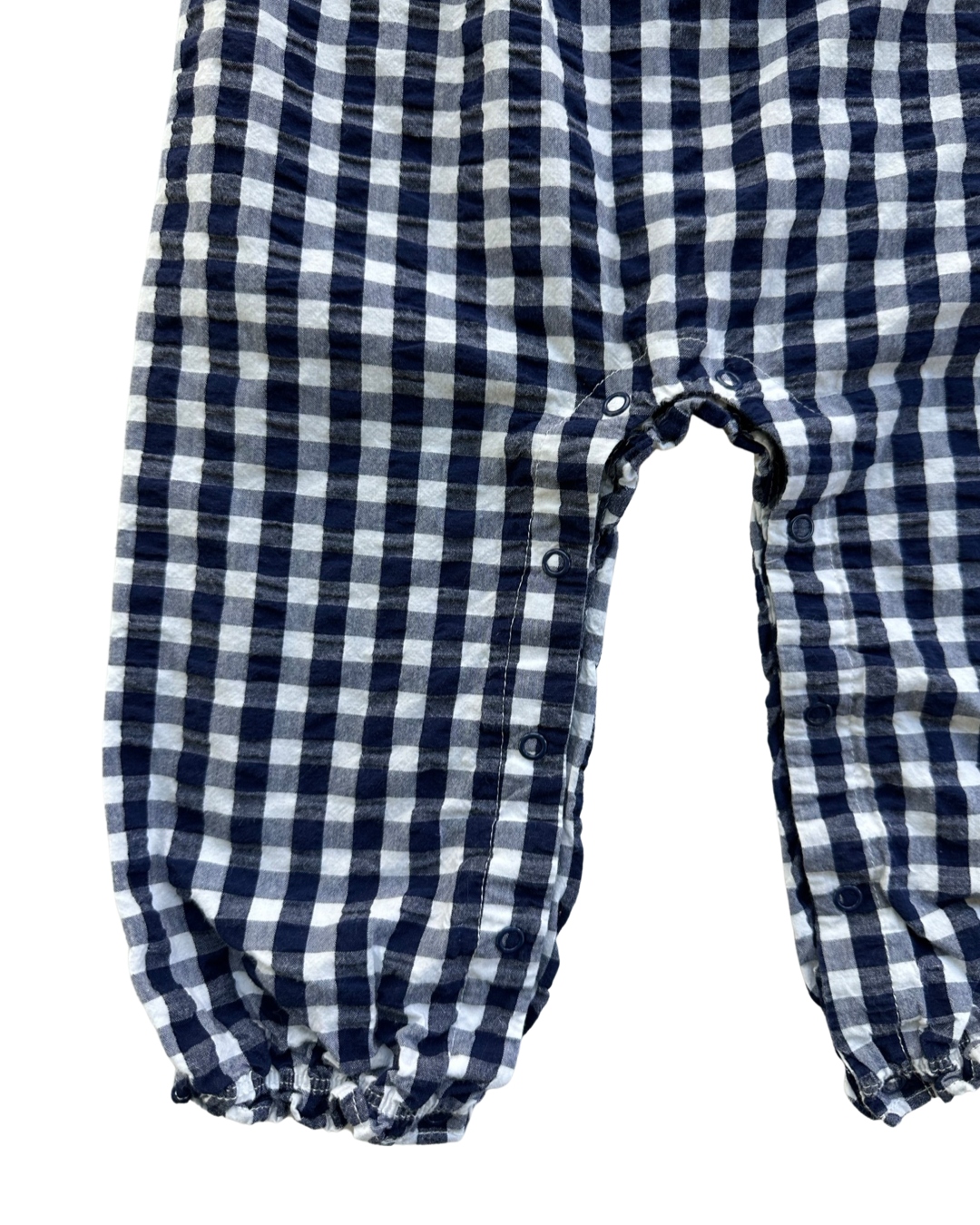18M Baby Girl Cat & Jack Navy Gingham Romper