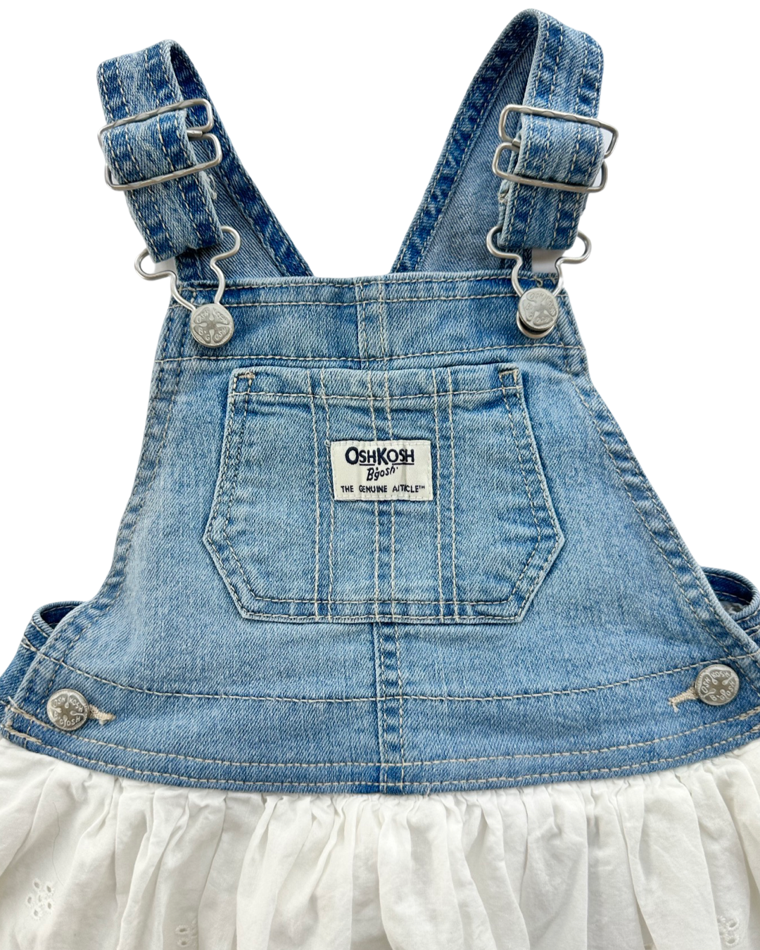 24M Baby Girl OshKosh B’Gosh Jean Overall Dress