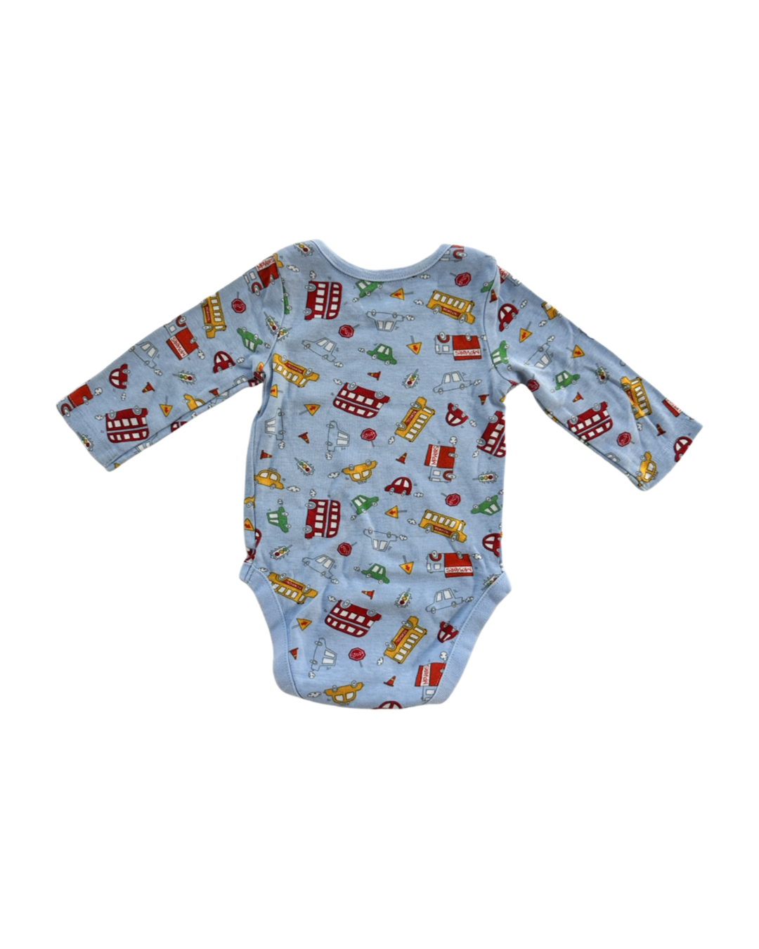 6-9M Baby Boy The Children’s Place Bus Car Onesie