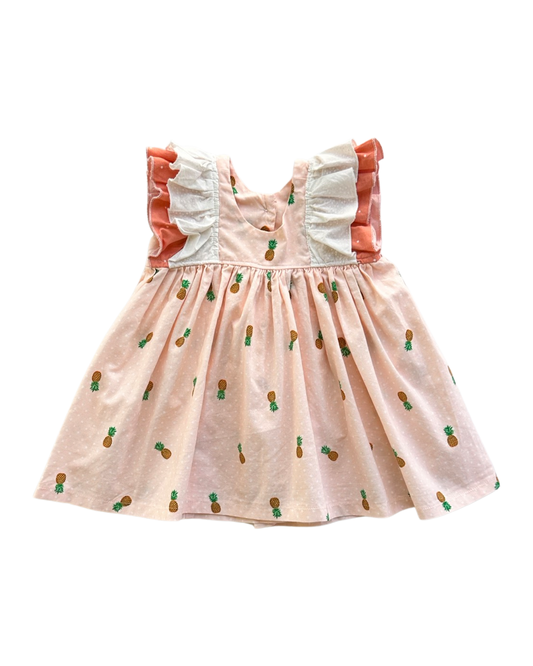 12M-18M Baby Girl Pink Pineapple Boutque Dress