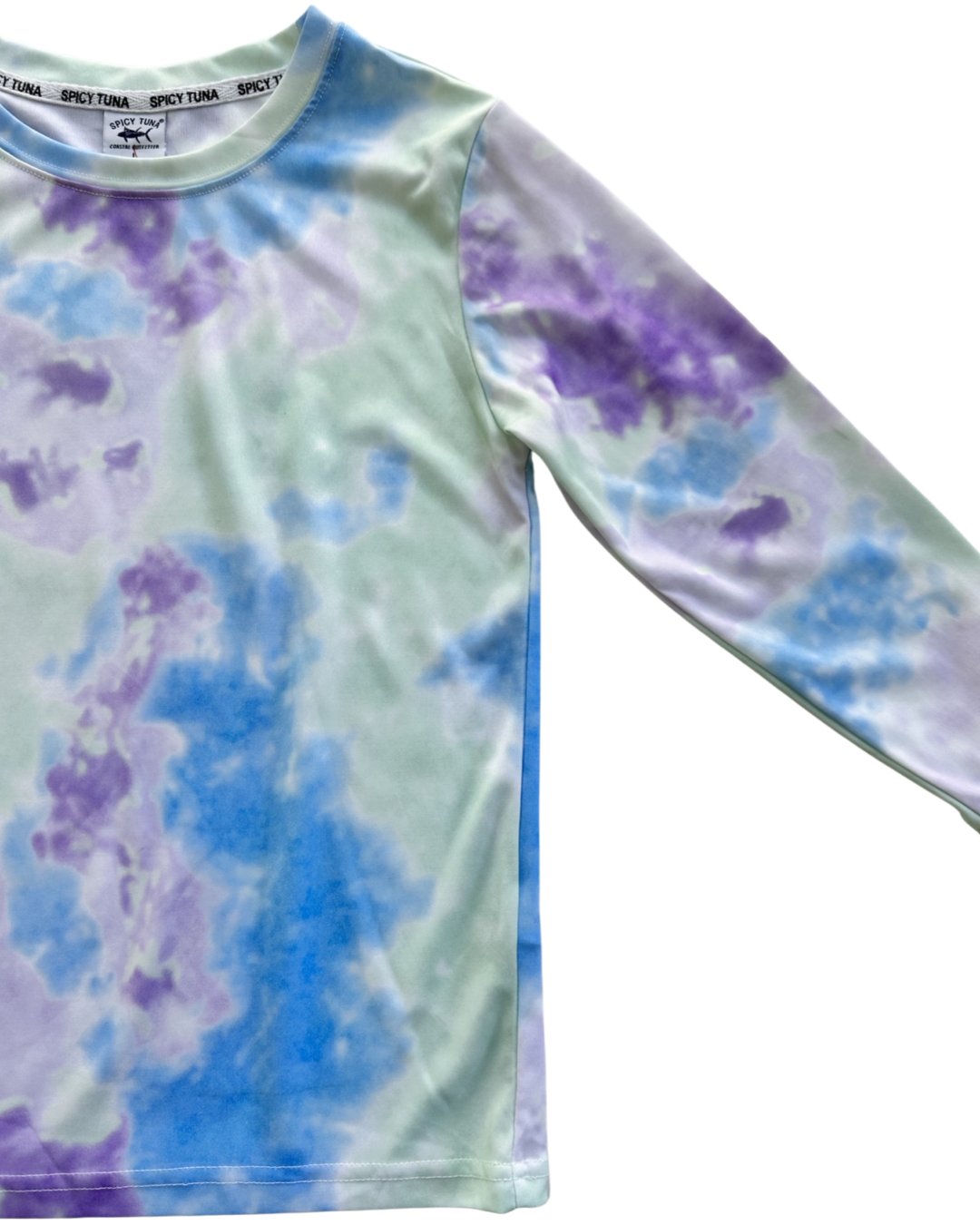 Girls Large Size 10/12 Spicy Tuna Coastal Outfitter Tie- Dye Top