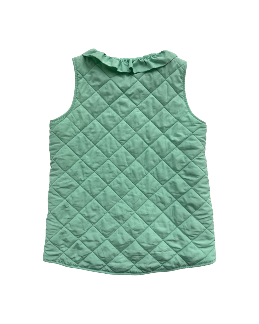 Girls XL Crown & Ivy Aqua Mint Quilted Vest