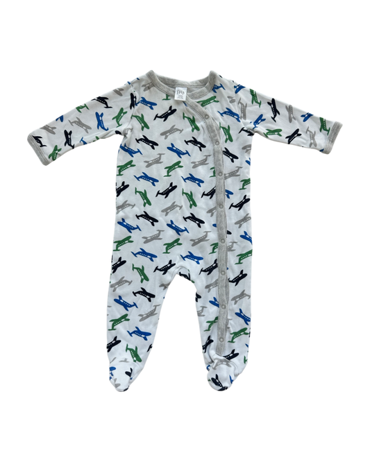 3M Baby Boy Nordstrom Baby Airplane Sleeper PJs