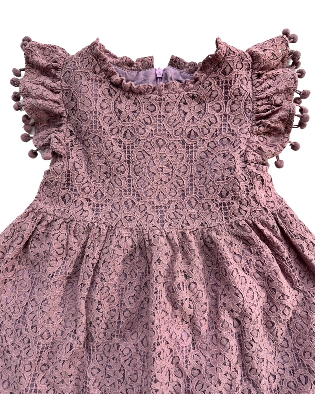 4T Toddler Girl Purple Lace Boutique Dress
