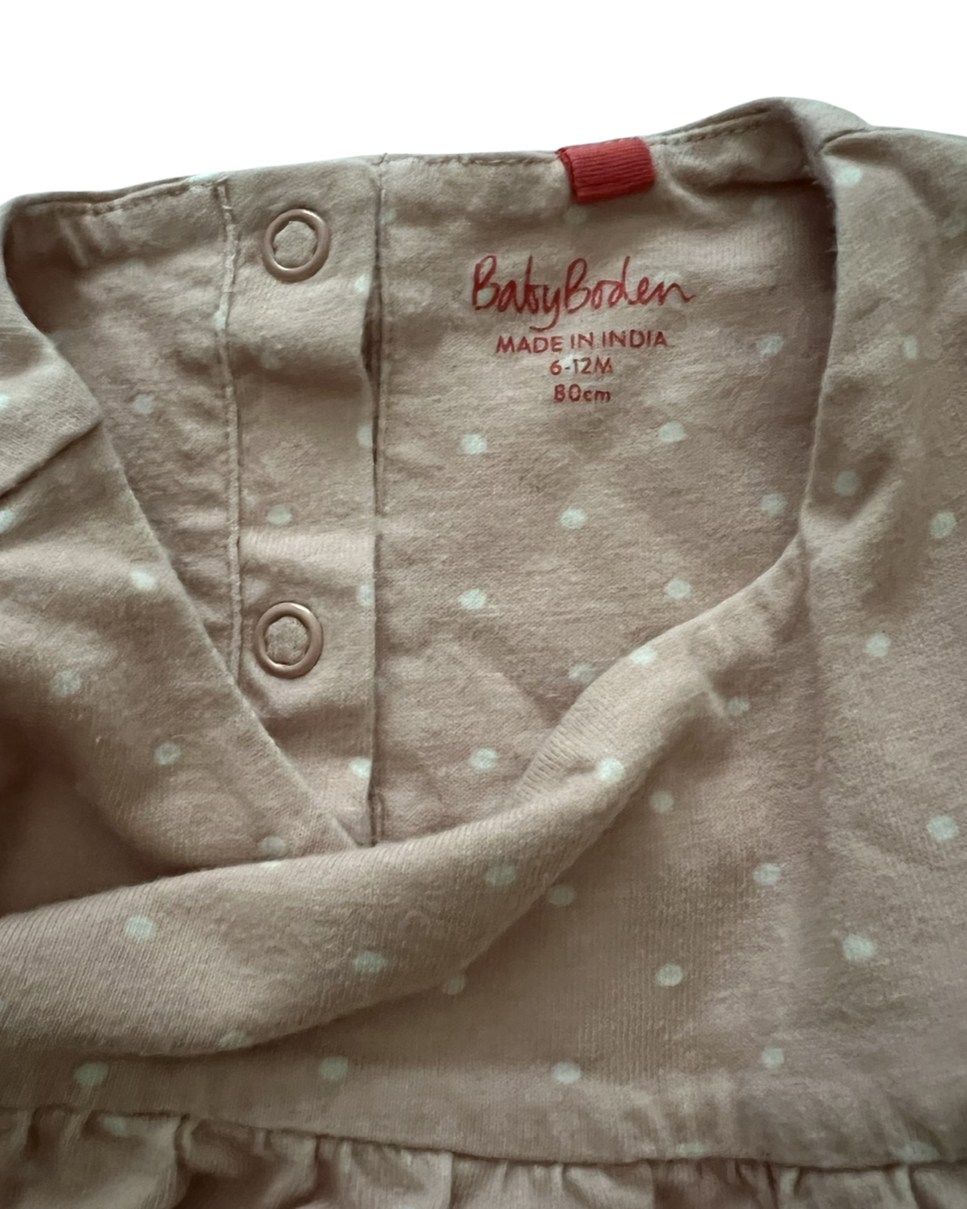 6M-12M Baby Girl Baby Boden Apple & Pear Dress