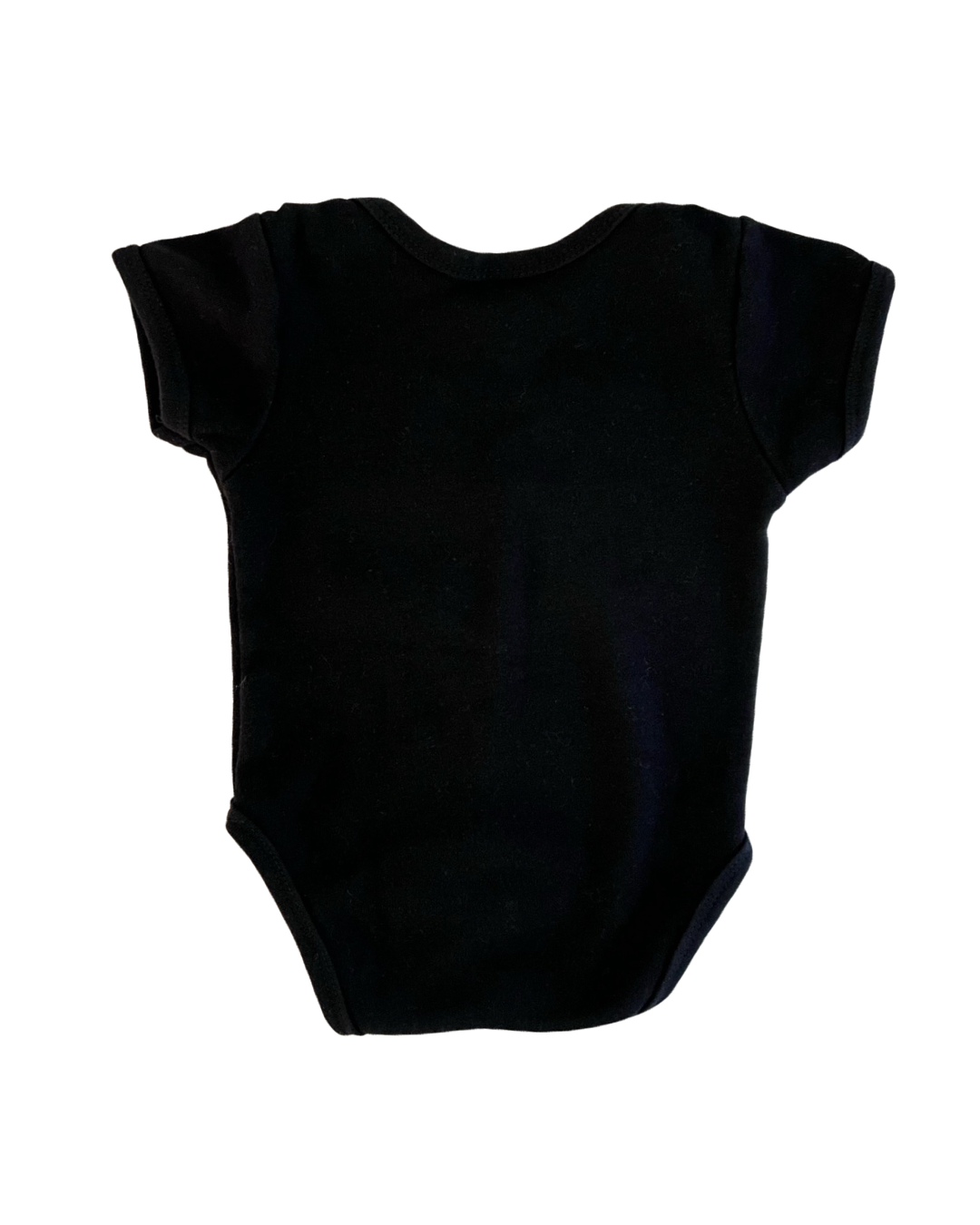 6M-12M Baby Boy / Girl The GodChild Black Onesie