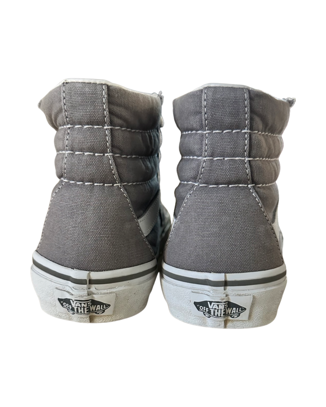 Men’s 4.0/ Women’s 5.5 Vans Frost Gray Hi Top Sk8 Canvas Shoes Sneakers Men Size 4 / Women 5.5