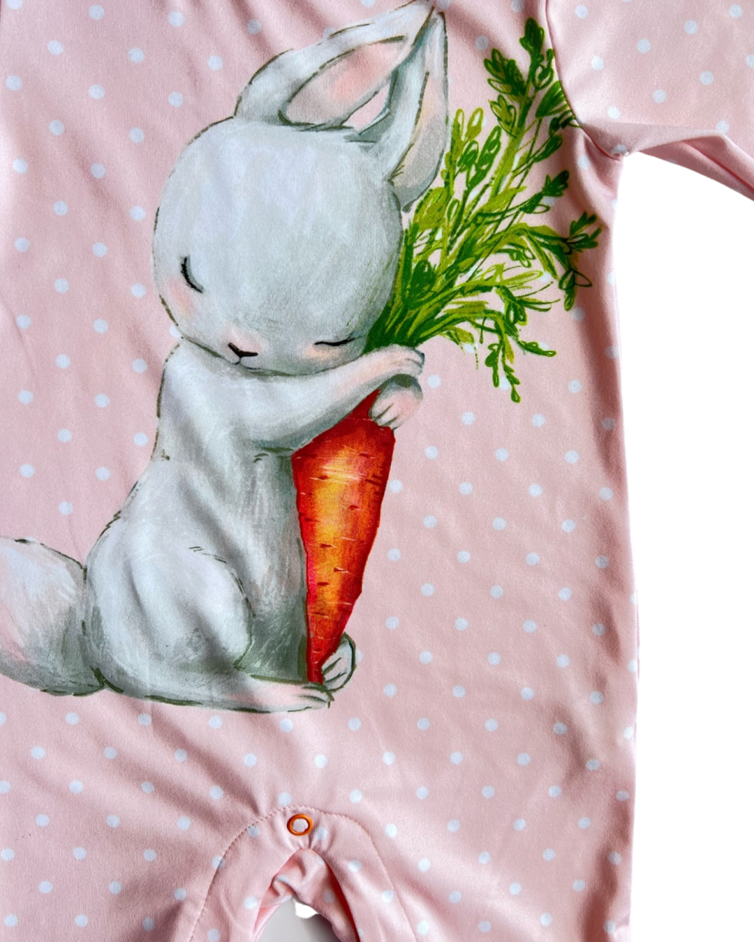 6M Baby Girl Penelope Plumm Pink Bunny Romper