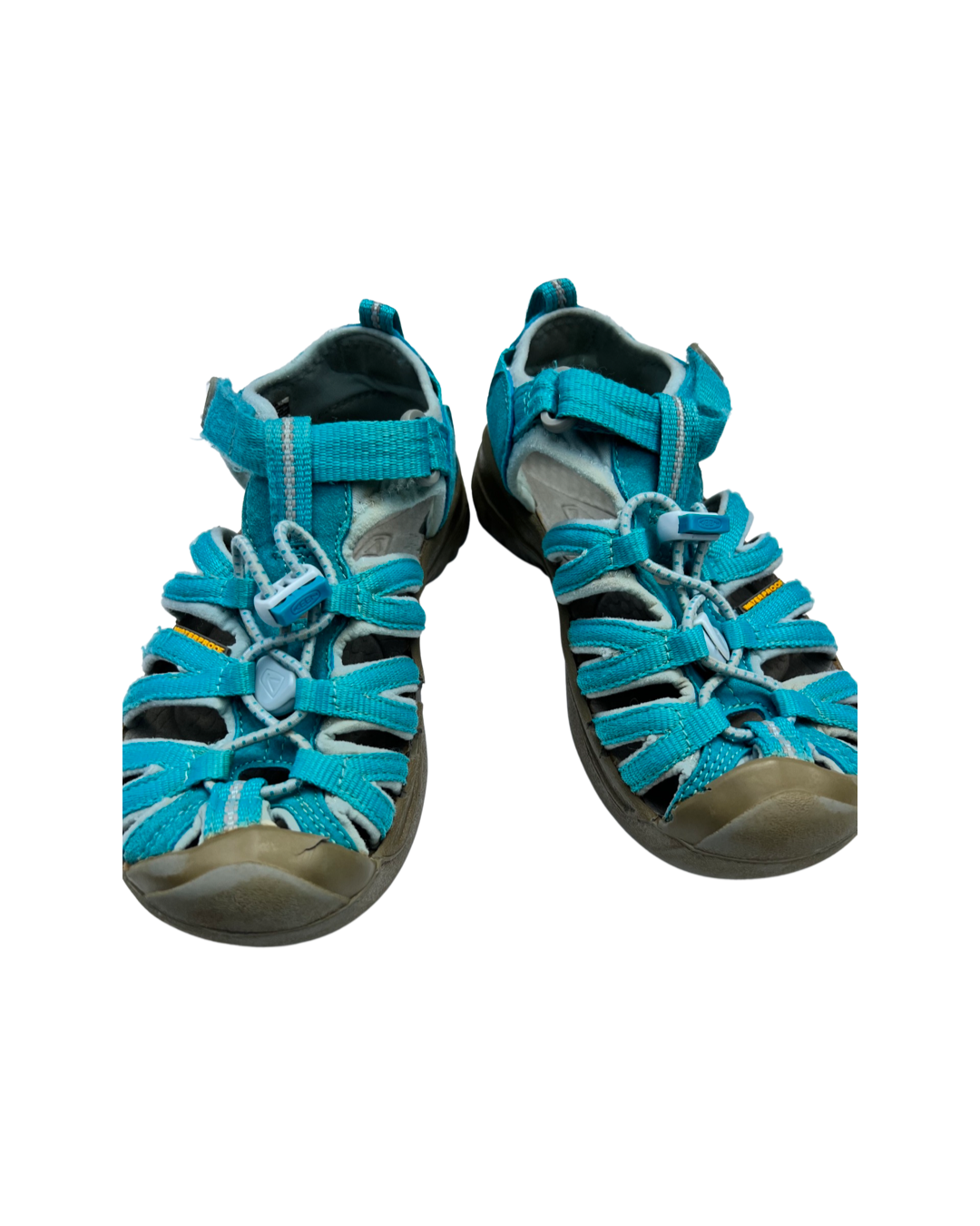 13C Toddler Girl Aqua / Teal Keens WaterProof Shoes Sandals