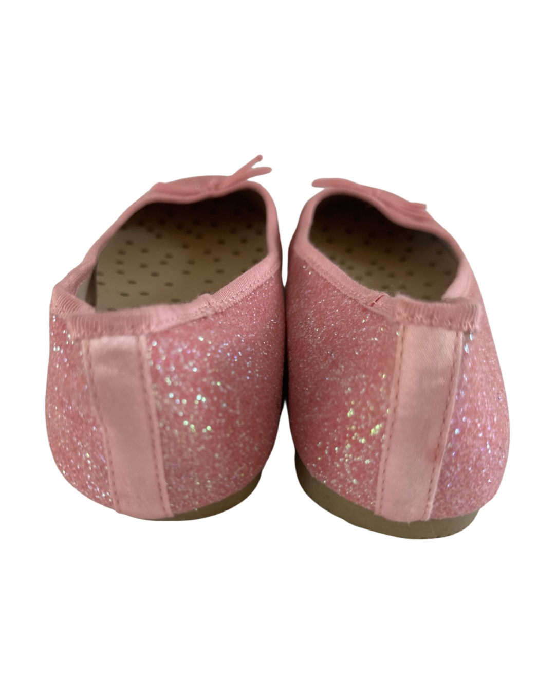 Girls Size 2 Cat & Jack Pink Glitter Sparkle Flats