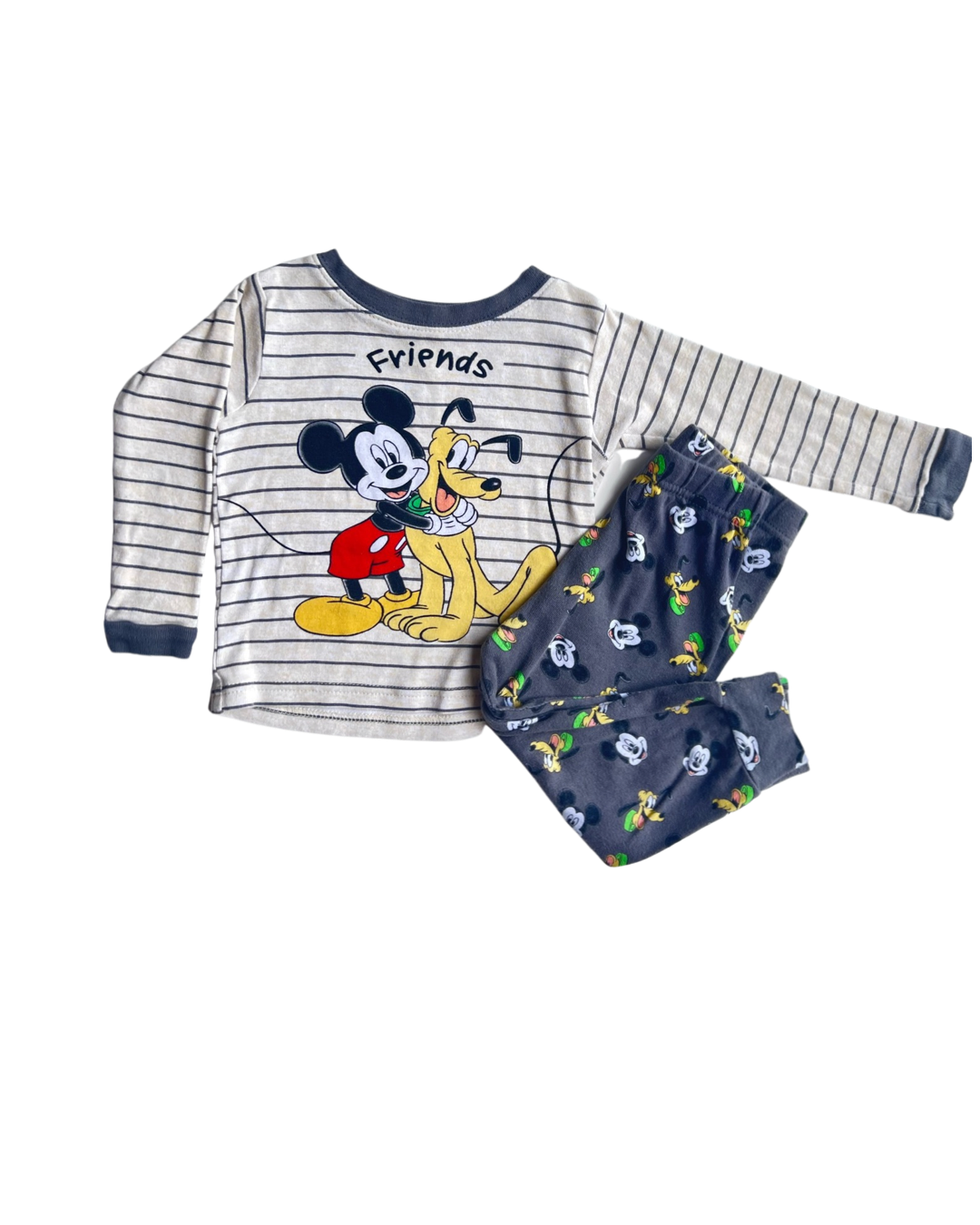 24M Baby Boy DISNEY Baby Mickey & Pluto Friends PJs