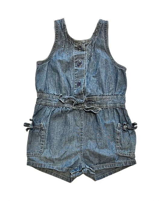 24M Baby Girl Denim OshKosh B’Gosh Romper