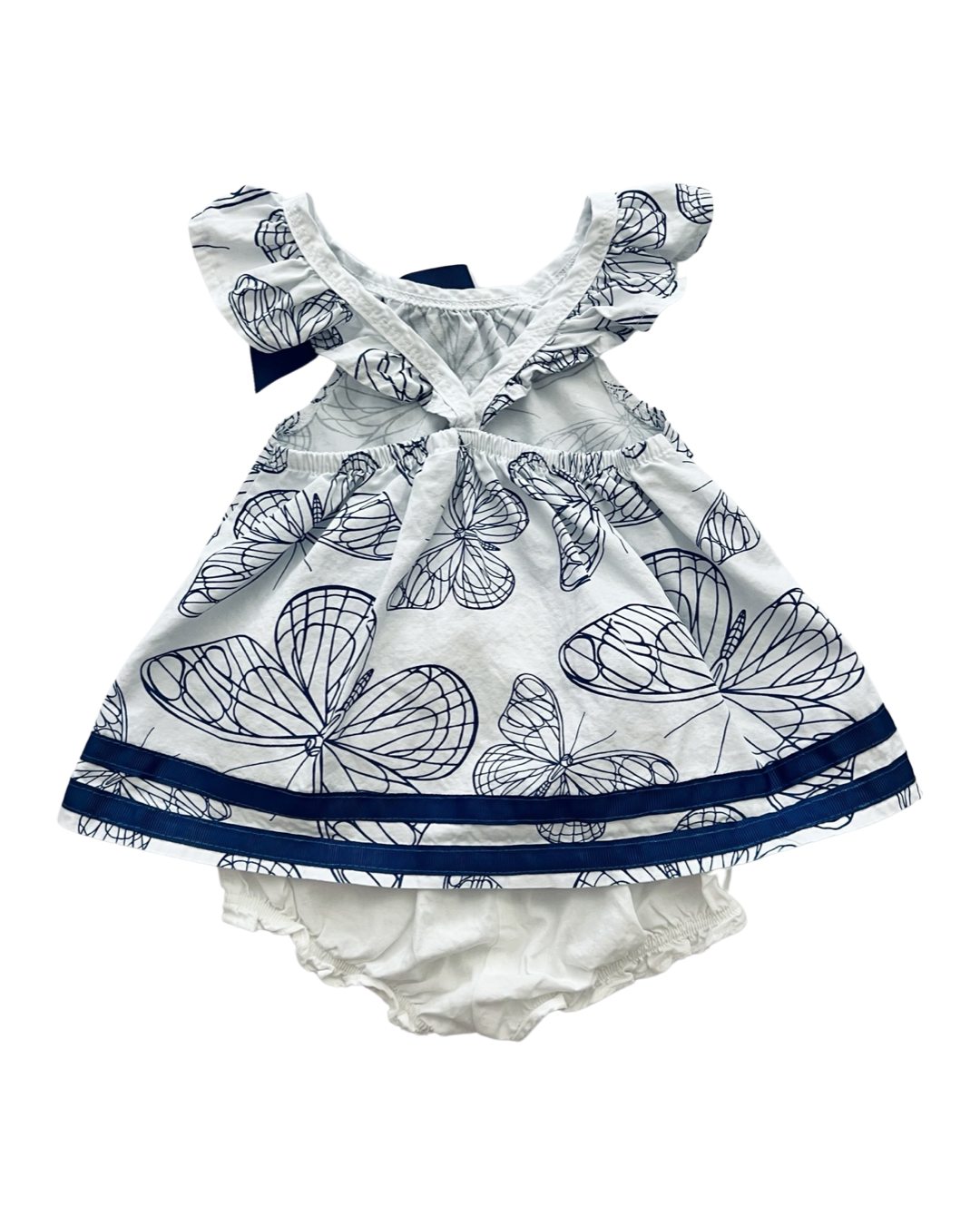 6M Baby Girl Modern Butterfly Dress