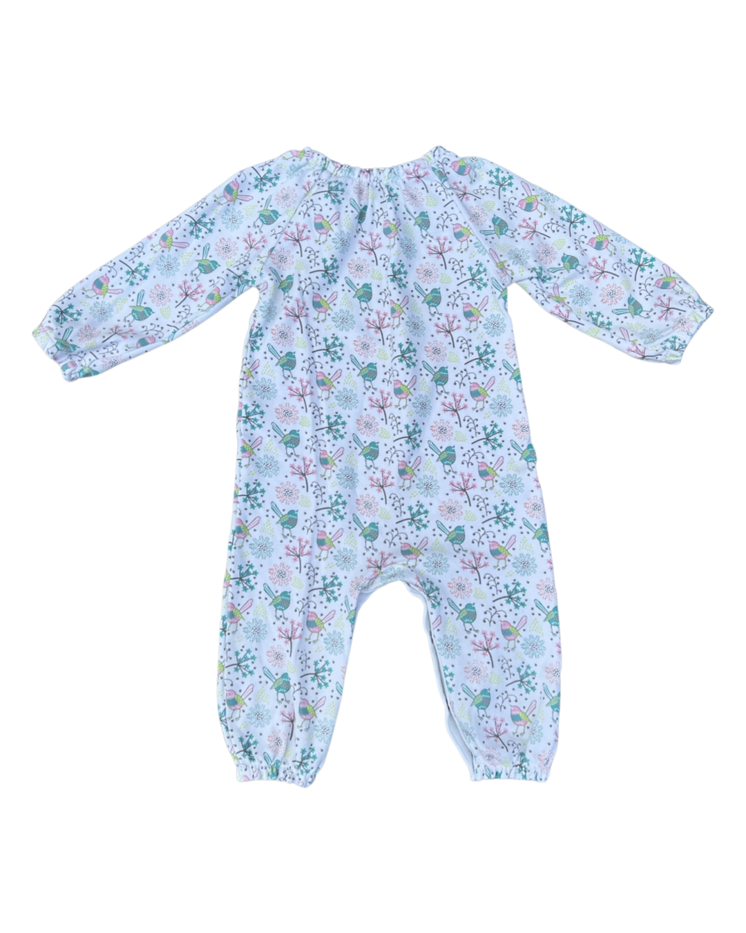 6-9M Baby Girl Feather Baby Boutique Bird Romper