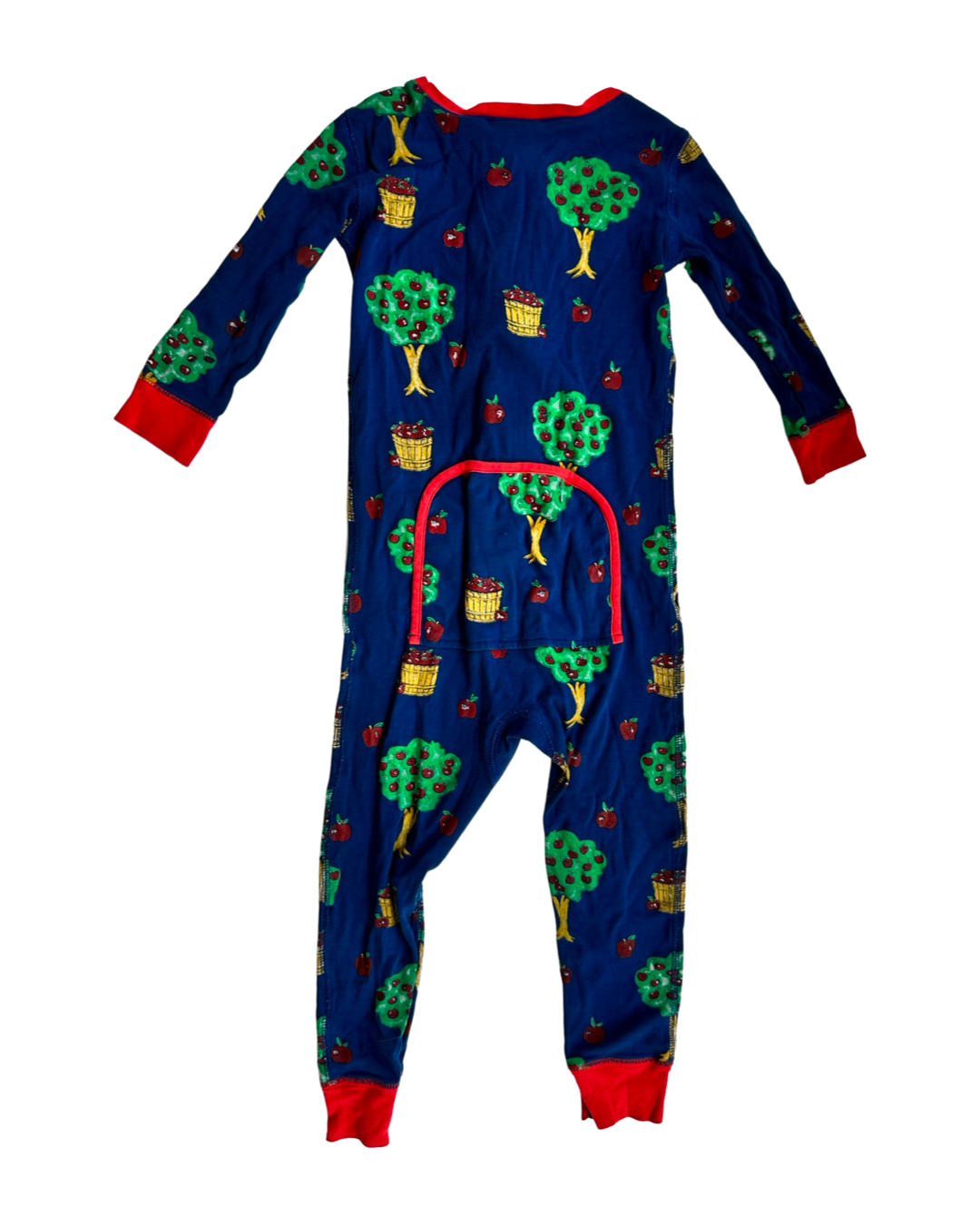 4T Toddler Boy Girl TBBC Beaufort Bonnet Company Johnny Appleseed Apple Tree Sleeper PJs