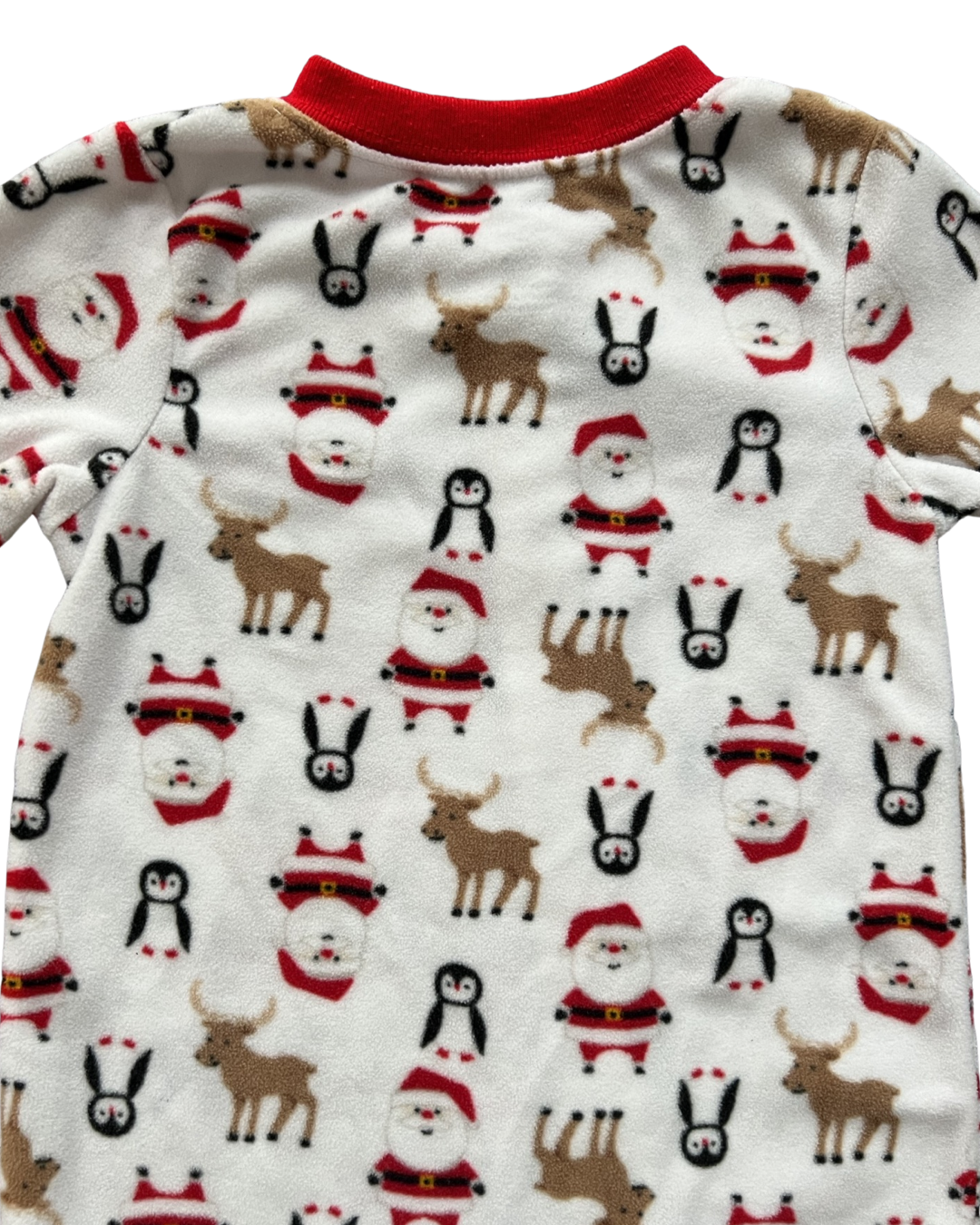 12M Baby Boy Carters Fleece Santa Christmas PJs