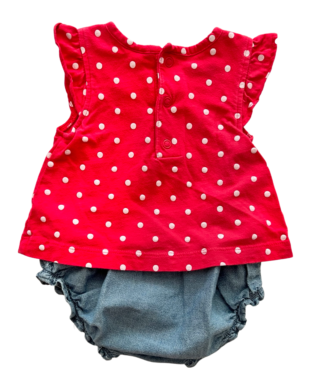 6M Baby Girl Carters Pink One Piece Bubble