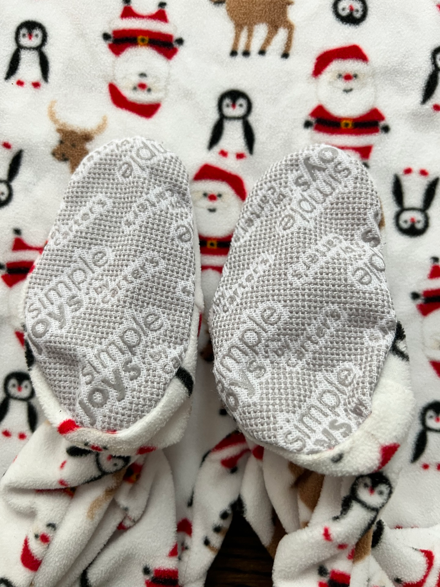 12M Baby Boy Carters Fleece Santa Christmas PJs