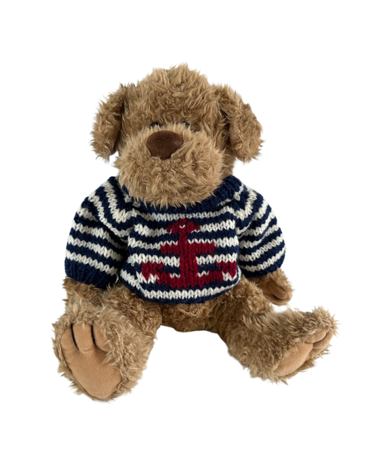 10” T.C. Dawson by Fiesta Little McMuff Nautical Dog Plush Toy