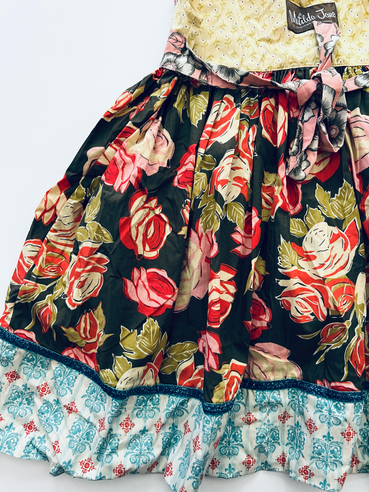 6x Girls Matilda Jane Serendipity Knot Tie Apron Dress