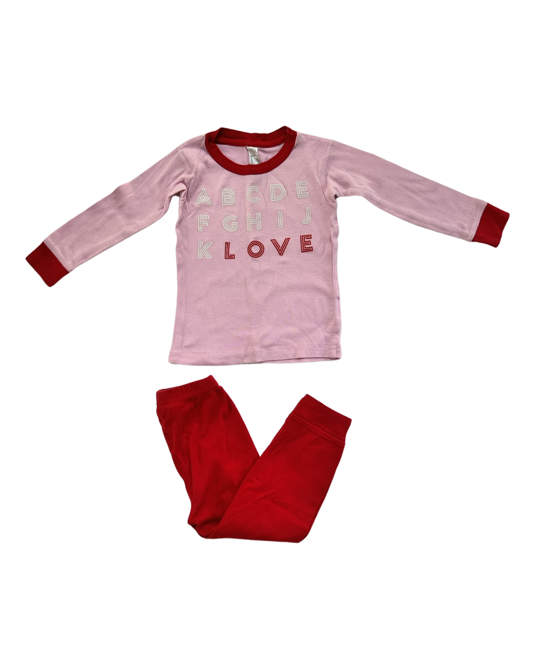 2T Toddler Girl Rabbit Skins Boutique Love PJs