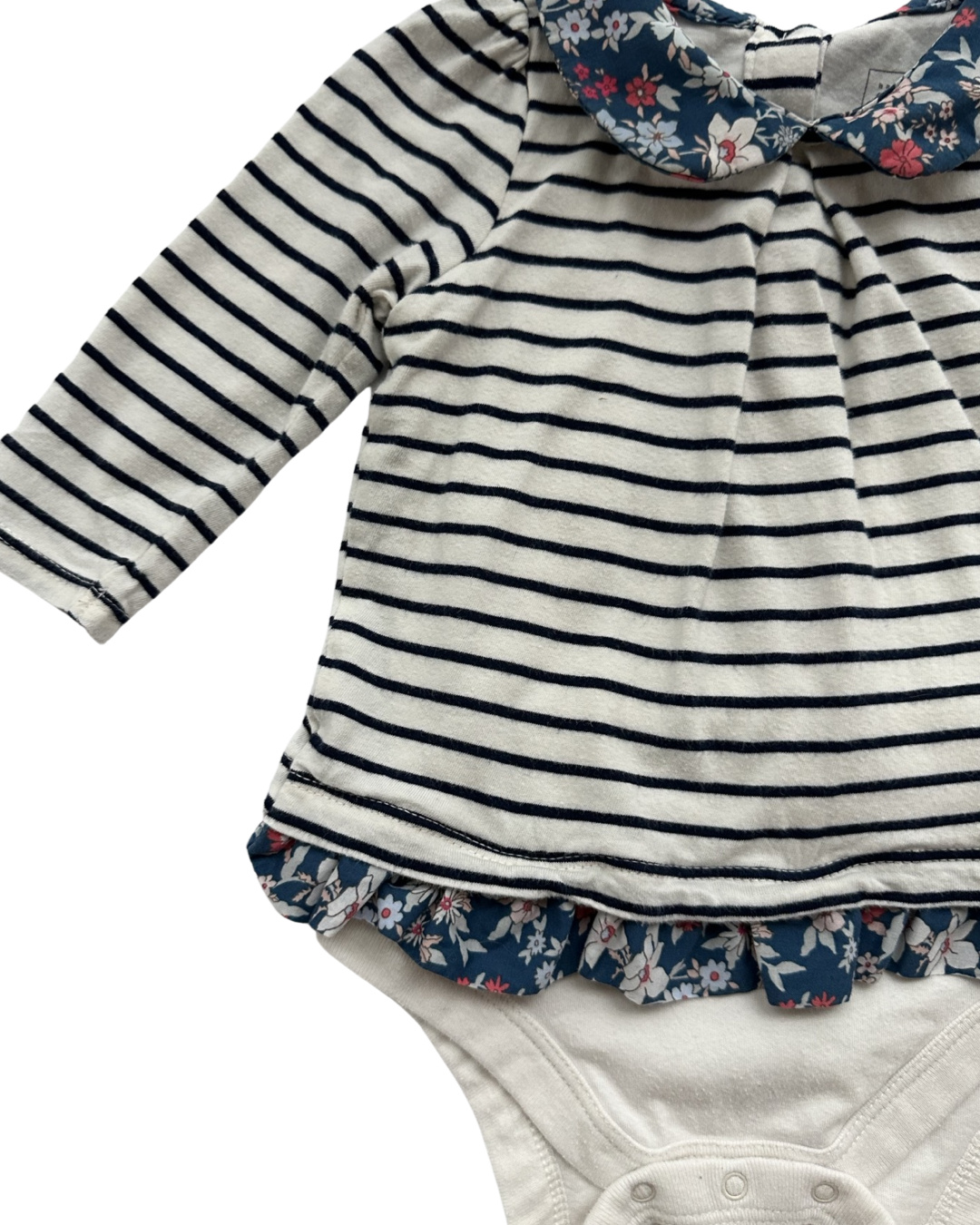 6-12M Baby Girl Baby Gap PeterPan Collar Onesie Dress