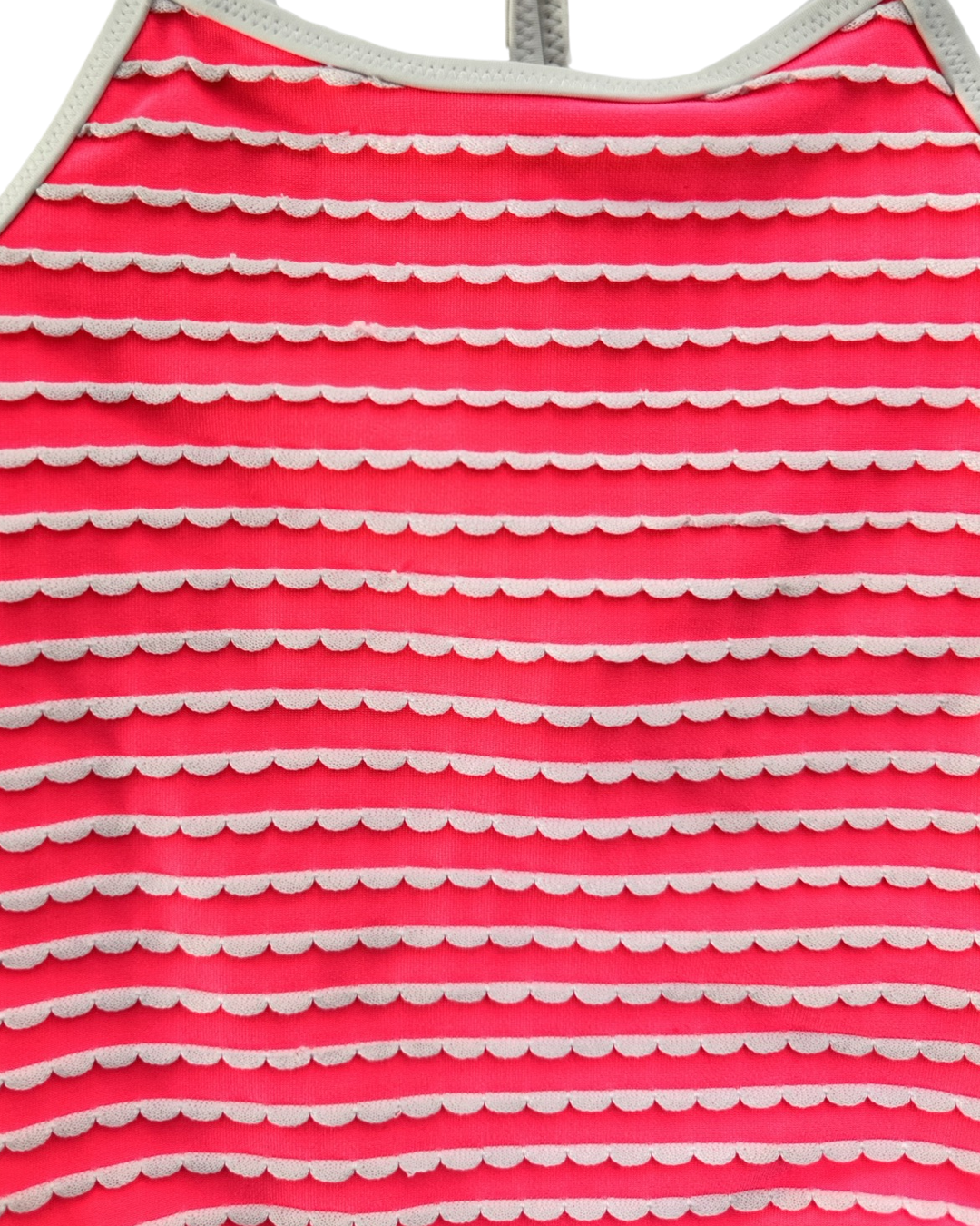 3T Toddler / 4T Toddler Girl Sunuva Hot Pink / White Striped One Piece Swim Suit