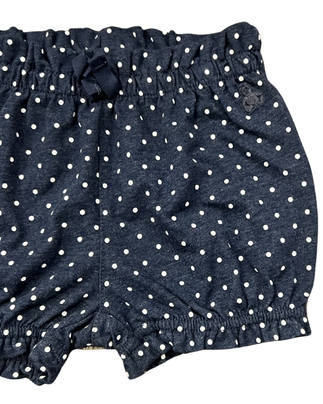 6-12M Baby Girl Baby Gap Navy Polka Dot Bubble Shorts