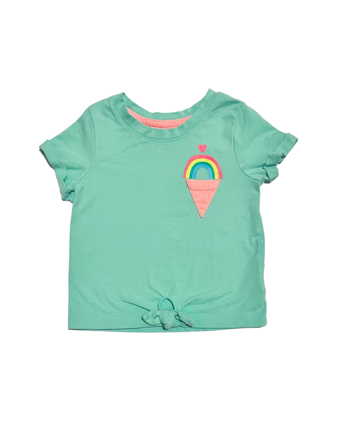 12M Baby Girl Aqua Cat & Jack Ice Cream Top