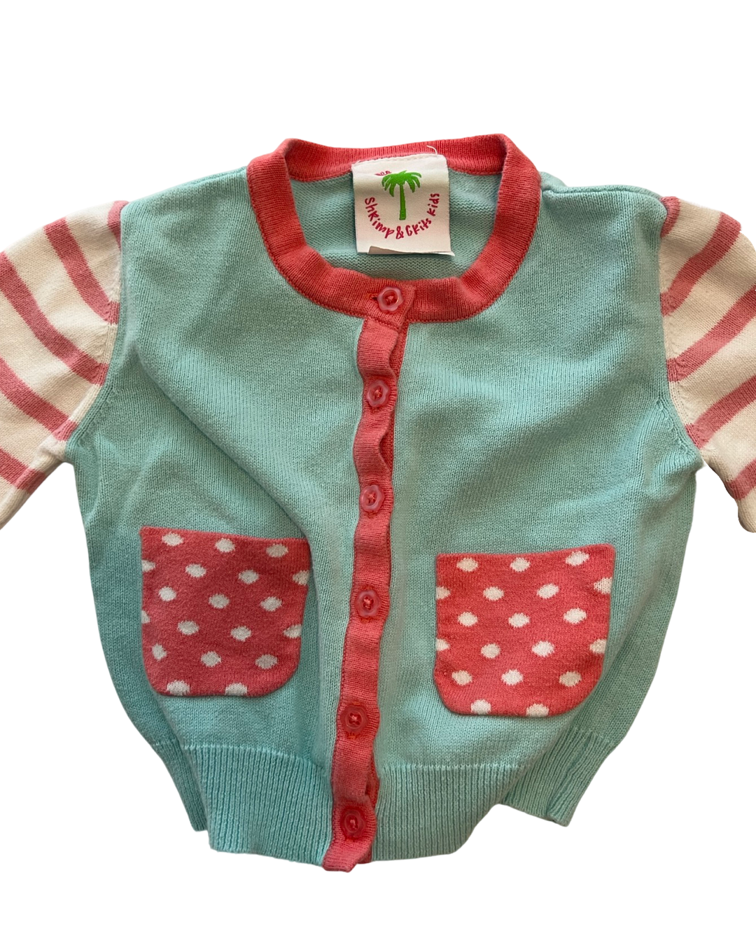 18M Baby Girl Shrimp and Grits Cardigan