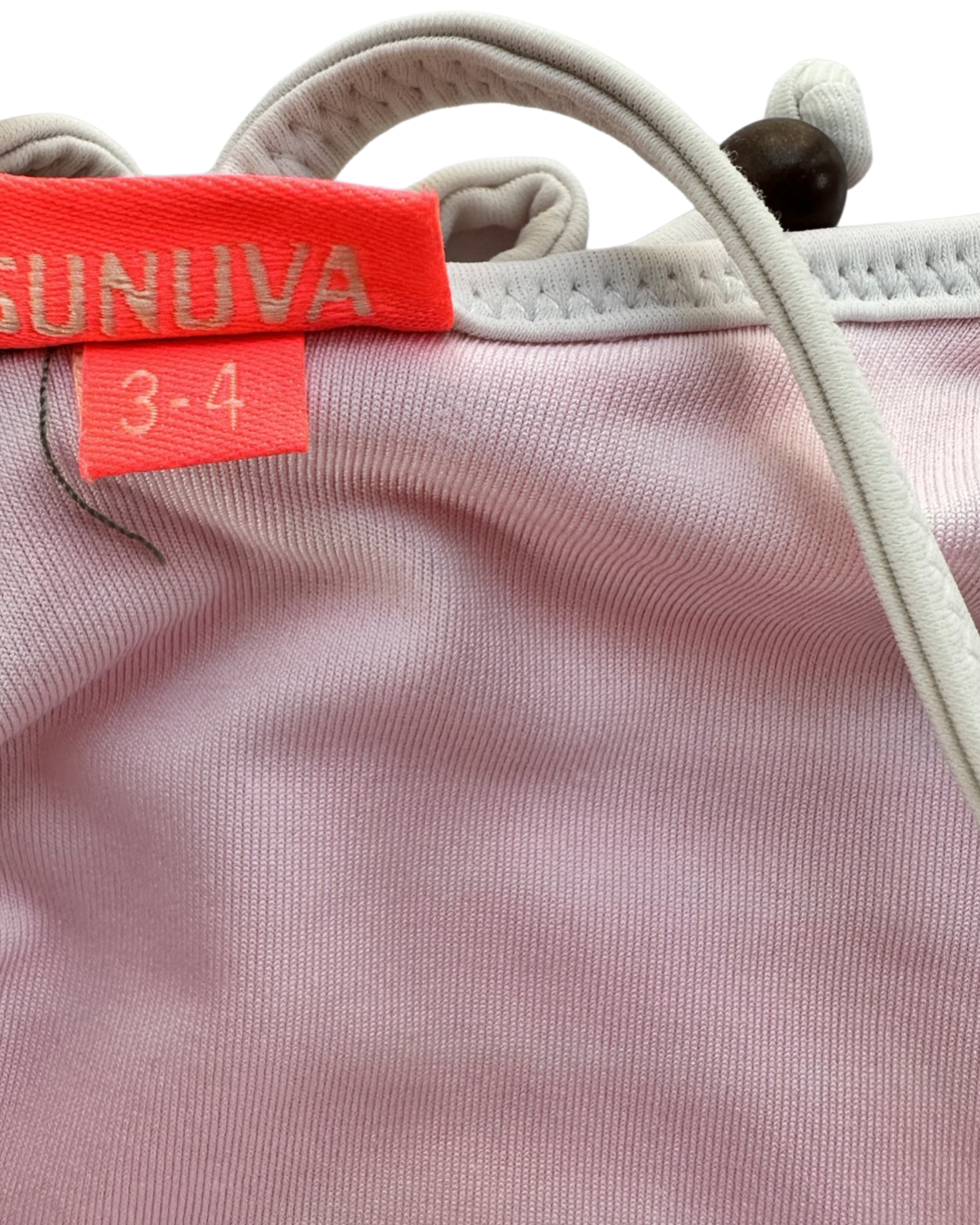 3T Toddler / 4T Toddler Girl Sunuva Hot Pink / White Striped One Piece Swim Suit