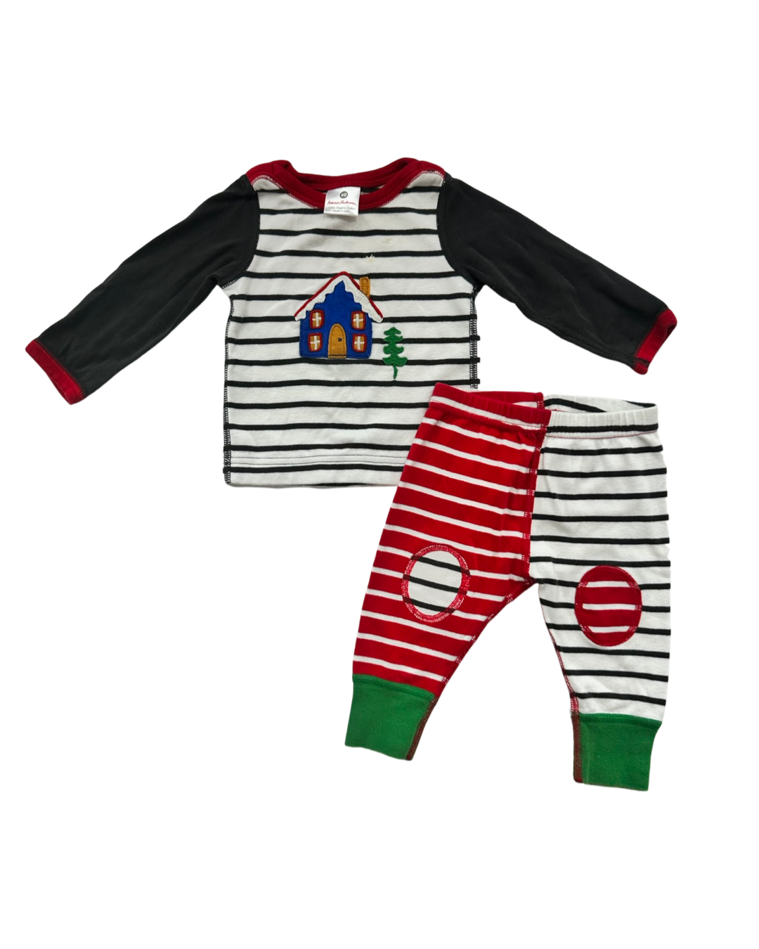 3-6M Baby Boy Girl Hanna Andersson Winter House Jogger Set Outfit